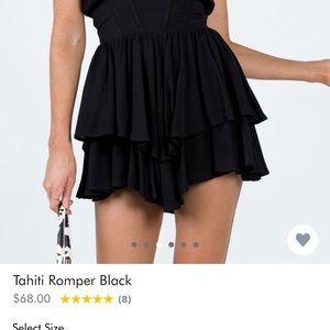 Princess polly black romper